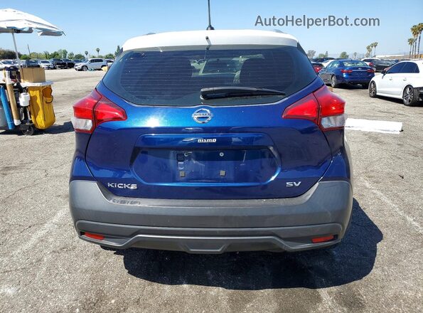 3N1CP5CUXJL536093 2018 NISSAN KICKS Синий Вид сзади