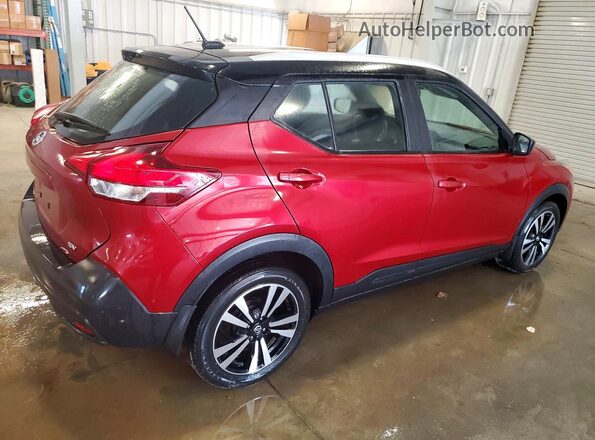 3N1CP5CUXJL543013 2018 NISSAN KICKS Темно-бордовый Задняя правая четверть