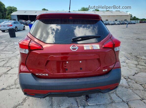 3N1CP5CUXKL480996 2019 NISSAN KICKS Maroon Widok z tyłu