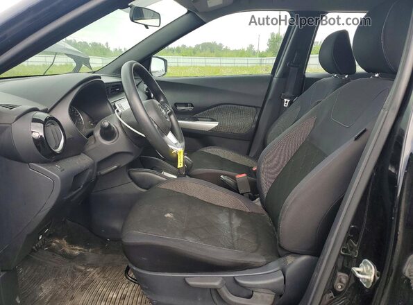 3N1CP5CUXKL499371 2019 NISSAN KICKS Черный Вид салона спереди