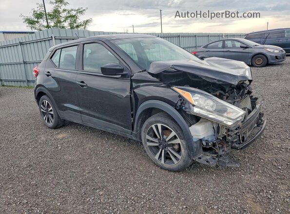 3N1CP5CUXKL499371 2019 NISSAN KICKS Черный Передняя правая четверть