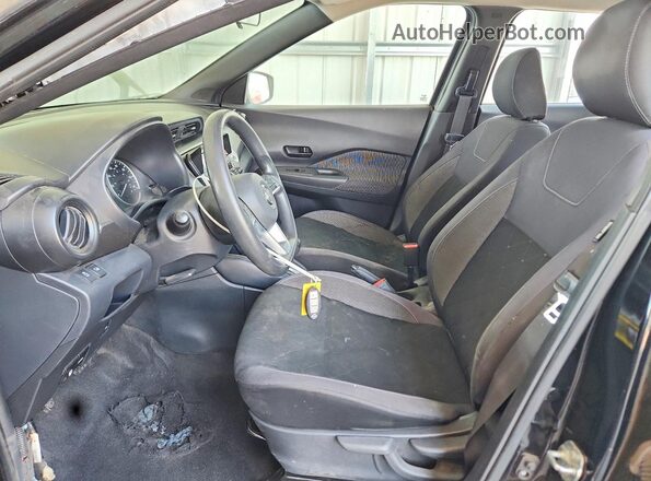 3N1CP5CUXKL501300 2019 NISSAN KICKS Black Вид салону спереду