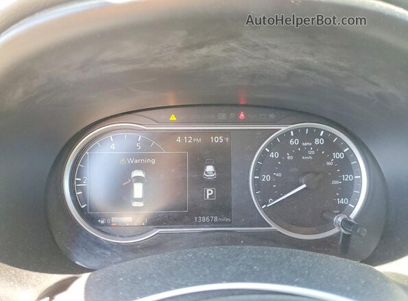 3N1CP5CUXKL524950 2019 NISSAN KICKS Silver ხელსაწყოთა პანელის ხედი