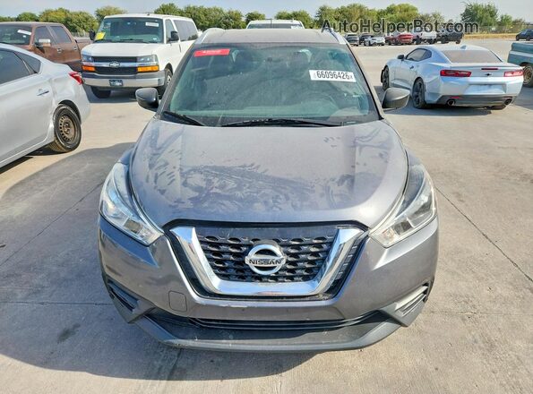3N1CP5CUXKL535690 2019 NISSAN KICKS Gray წინა ხედი