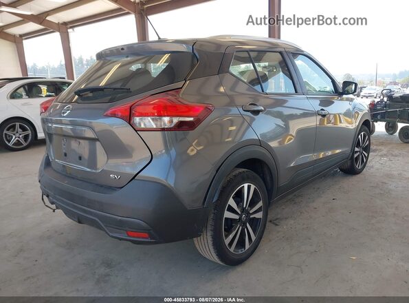 3N1CP5CUXKL551341 2019 NISSAN KICKS Gray Tył prawy