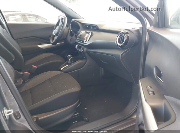 3N1CP5CUXKL551341 2019 NISSAN KICKS Gray Widok wnętrza z przodu