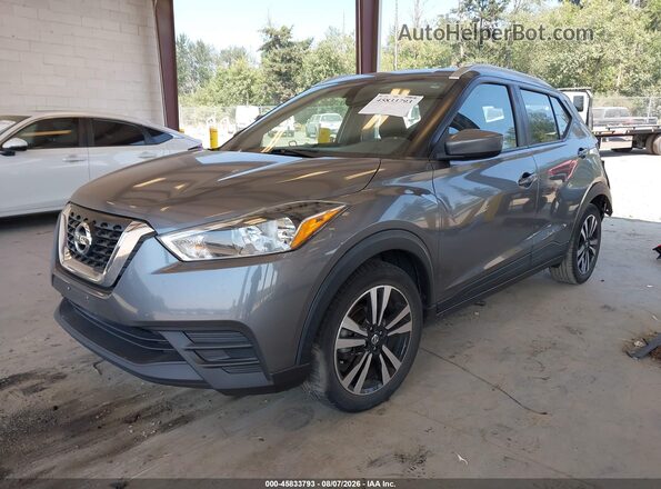 3N1CP5CUXKL551341 2019 NISSAN KICKS Gray Przód lewy