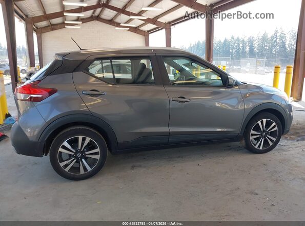 3N1CP5CUXKL551341 2019 NISSAN KICKS Gray Widok wnętrza 360 stopni