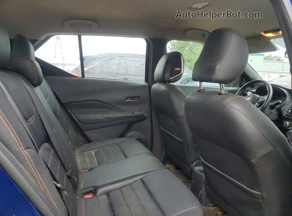 3N1CP5CUXKL557446 2019 NISSAN KICKS Blue Սալոնի հետևի տեսք