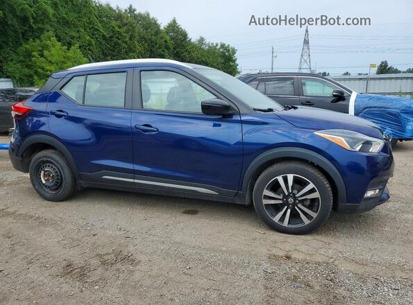 3N1CP5CUXKL557446 2019 NISSAN KICKS Blue Առջևի աջ