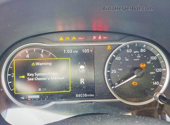 3N1CP5CV0LL497056 2020 NISSAN KICKS Gray Widok zestawu wskaźników