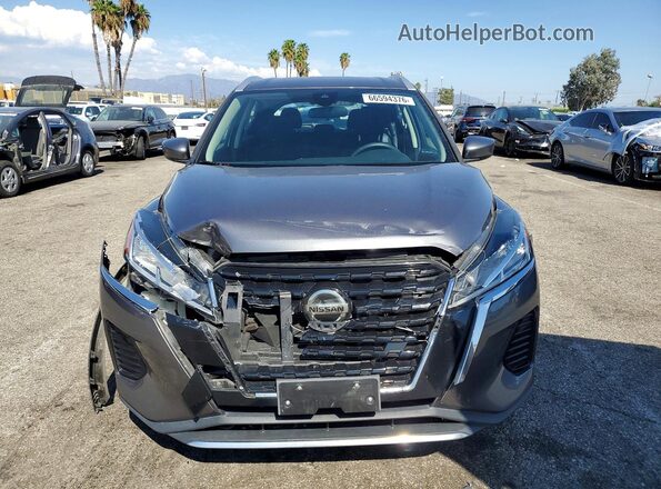 3N1CP5CV0ML469646 2021 NISSAN KICKS Gray Widok z przodu