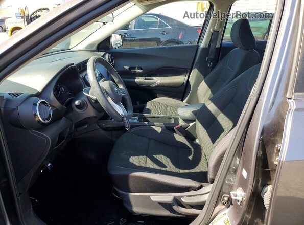 3N1CP5CV0ML469646 2021 NISSAN KICKS Gray Widok wnętrza z przodu