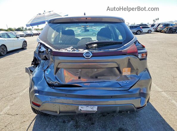 3N1CP5CV0ML469646 2021 NISSAN KICKS Gray Widok z tyłu