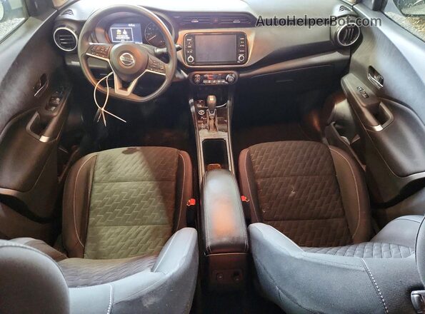 3N1CP5CV0ML499052 2021 NISSAN KICKS White Widok deski rozdzielczej