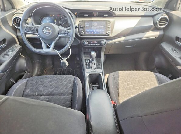 3N1CP5CV0ML505299 2021 NISSAN KICKS White Вид панелі приладів