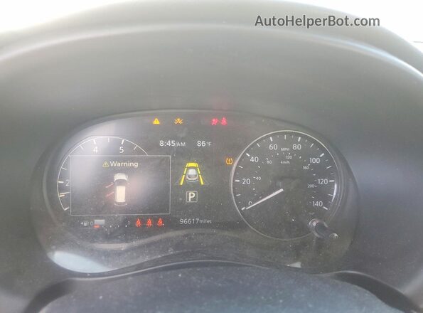 3N1CP5CV0ML530946 2021 NISSAN KICKS White Սարքավորումների վահանակի տեսք