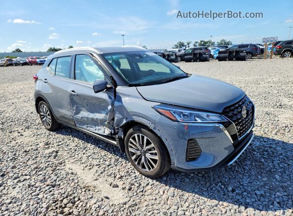 3N1CP5CV0RL488933 2024 NISSAN KICKS Gray Przód prawy