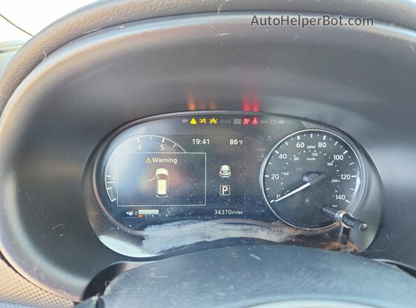 3N1CP5CV0RL488933 2024 NISSAN KICKS Gray Widok zestawu wskaźników