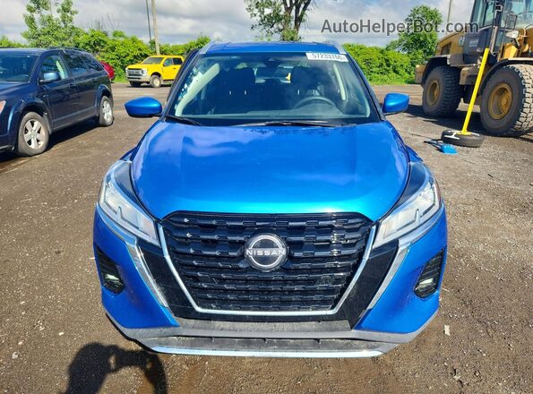 3N1CP5CV0RL576980 2024 NISSAN KICKS Blue წინა ხედი