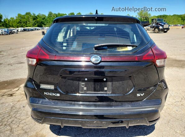 3N1CP5CV1ML482423 2021 NISSAN KICKS Black Widok z tyłu