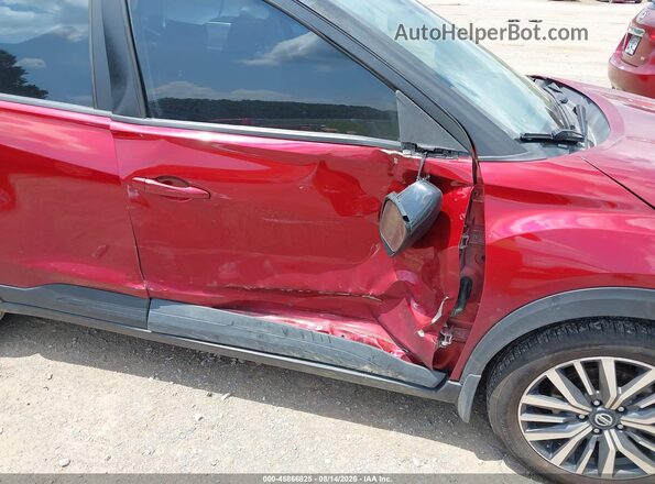 3N1CP5CV1ML491624 2021 NISSAN KICKS Темно-бордовый Вид спереди