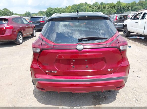 3N1CP5CV1ML491624 2021 NISSAN KICKS Темно-бордовый 