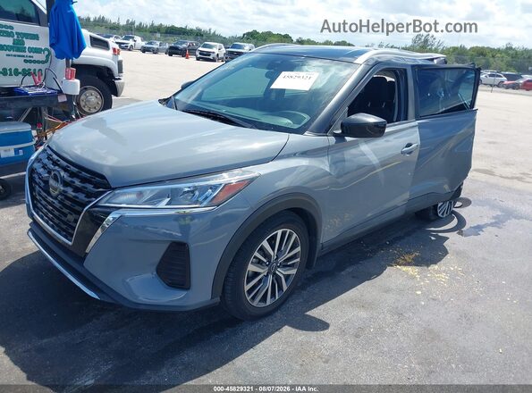 3N1CP5CV1NL486456 2022 NISSAN KICKS Gray Front left