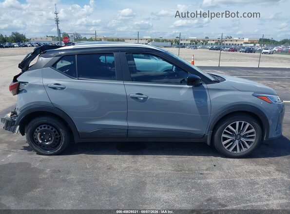 3N1CP5CV1NL486456 2022 NISSAN KICKS Gray Rear interior view