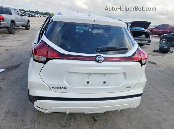 3N1CP5CV1PL478392 2023 NISSAN KICKS White Вид ззаду