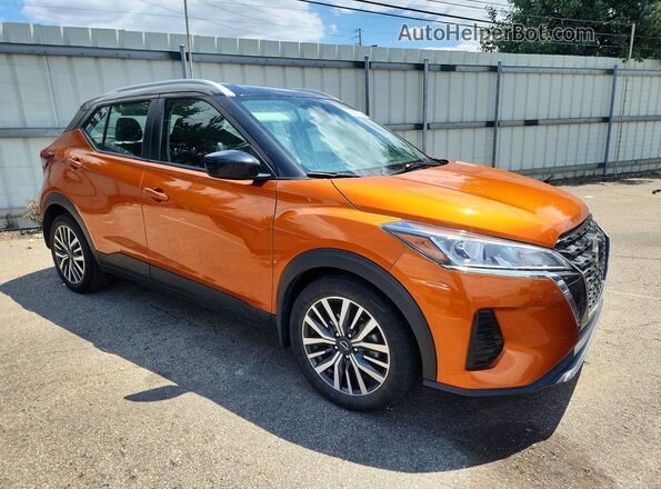 3N1CP5CV1PL504800 2023 NISSAN KICKS Оранжевый Передняя правая четверть