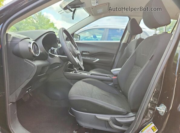 3N1CP5CV1PL522469 2023 NISSAN KICKS Black Widok wnętrza z przodu