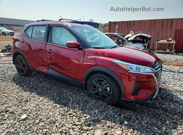 3N1CP5CV1PL533729 2023 NISSAN KICKS Красный Передняя правая четверть