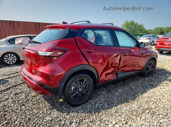 3N1CP5CV1PL533729 2023 NISSAN KICKS Красный Задняя правая четверть