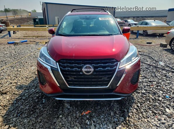 3N1CP5CV1PL533729 2023 NISSAN KICKS Красный Вид спереди