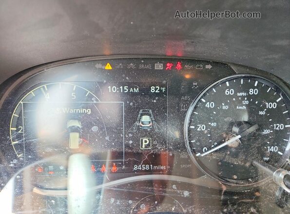 3N1CP5CV1PL533729 2023 NISSAN KICKS Красный Вид щитка приборов