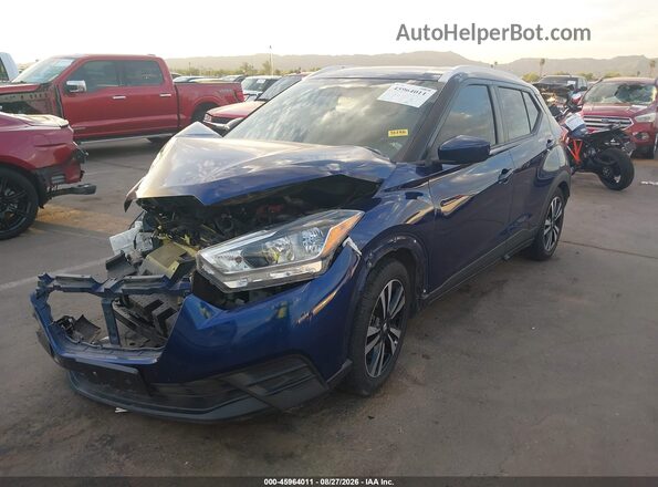 3N1CP5CV2LL518408 2020 NISSAN KICKS Blue Front left