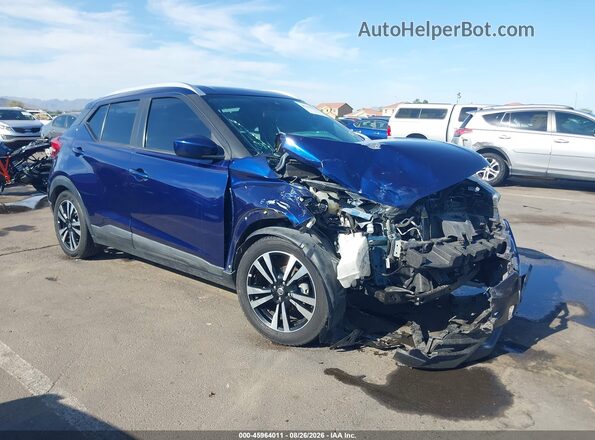 3N1CP5CV2LL518408 2020 NISSAN KICKS Blue Front view