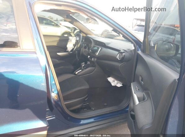 3N1CP5CV2LL518408 2020 NISSAN KICKS Blue Front interior view