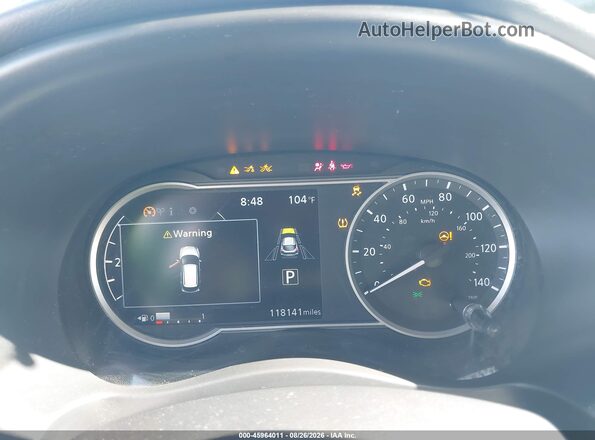 3N1CP5CV2LL518408 2020 NISSAN KICKS Blue Rear seats view