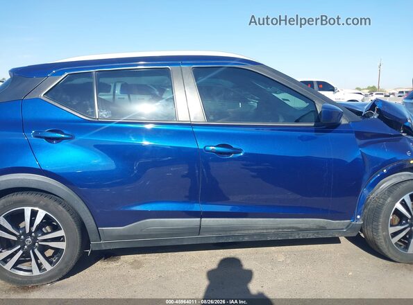 3N1CP5CV2LL518408 2020 NISSAN KICKS Blue Rear interior view