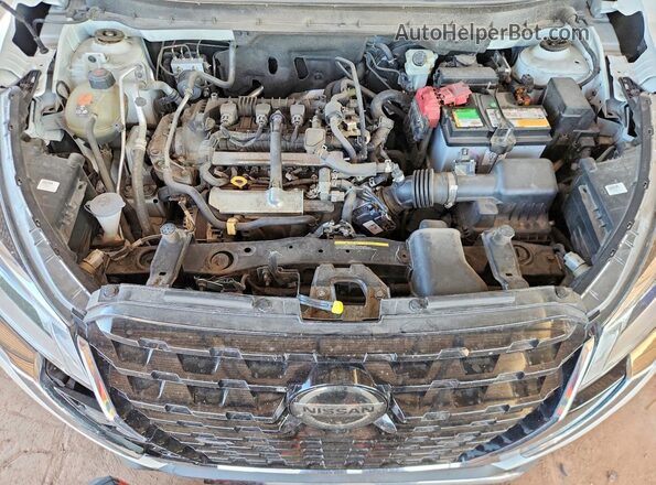 3N1CP5CV2ML506812 2021 NISSAN KICKS White Vista del compartimento del motor