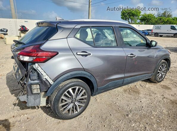 3N1CP5CV2ML522590 2021 NISSAN KICKS Gray Задня права чверть