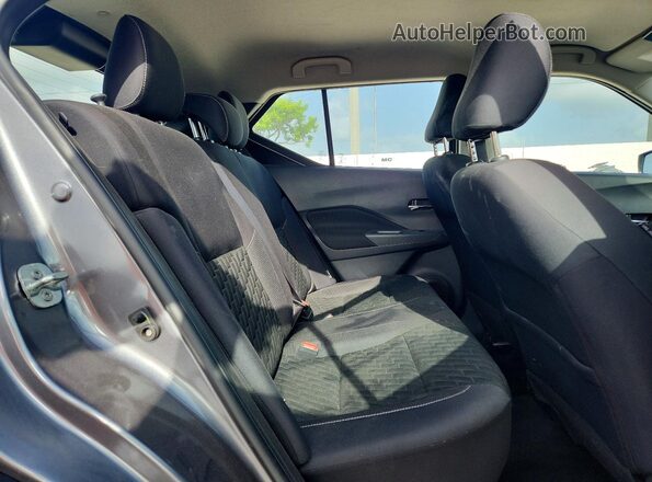 3N1CP5CV2ML522590 2021 NISSAN KICKS Gray Вид задньої частини салону