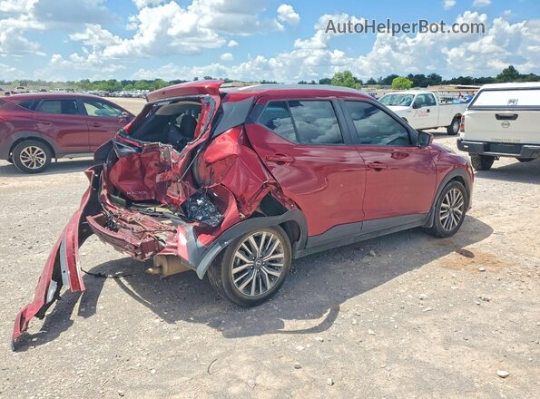 3N1CP5CV2ML523609 2021 NISSAN KICKS Red Задня права чверть