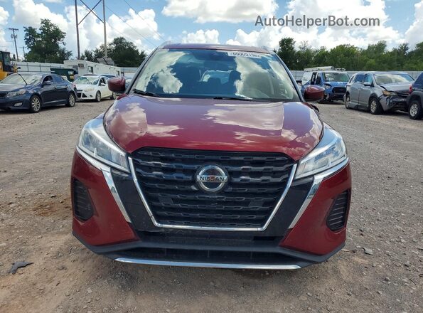 3N1CP5CV2ML523609 2021 NISSAN KICKS Red Вид спереду