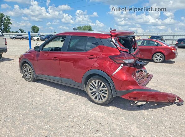 3N1CP5CV2ML523609 2021 NISSAN KICKS Red Задня ліва чверть