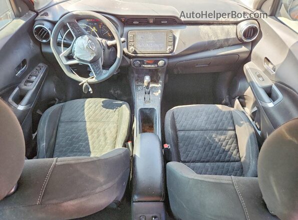 3N1CP5CV2ML543469 2021 NISSAN KICKS Оранжевый Вид панели приборов
