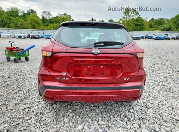 3N1CP5CV2PL470057 2023 NISSAN KICKS Red Vista trasera