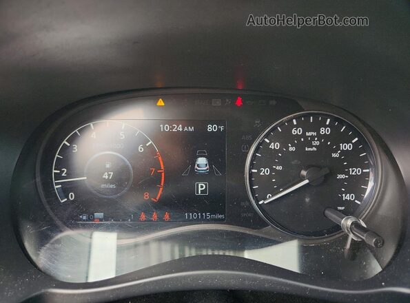 3N1CP5CV2PL512579 2023 NISSAN KICKS Черный Вид щитка приборов